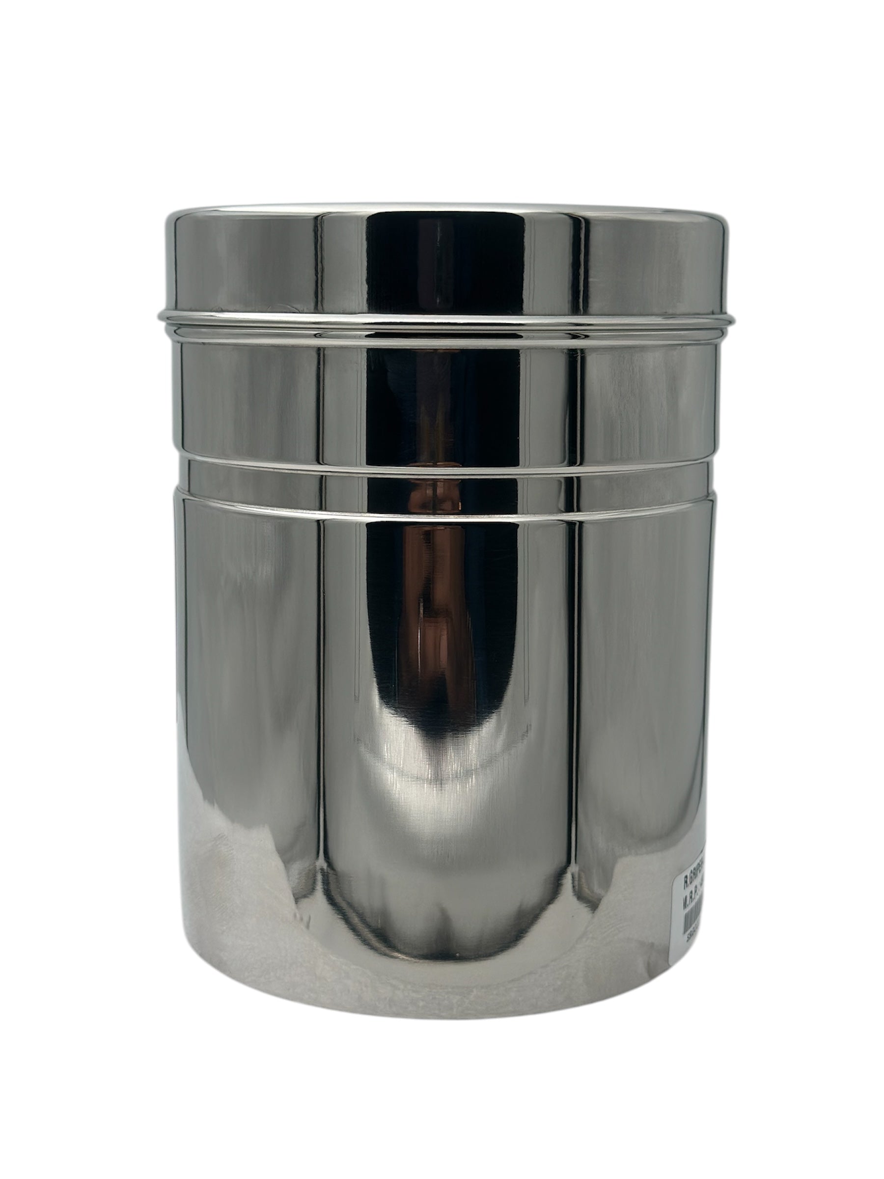 Stainless Steel GripperDabba Manual Lift Durable and Elegant Food Storage Container, Ideal for Storing Grains, Snacks, Perfect for Daily Use, Easy to Clean.