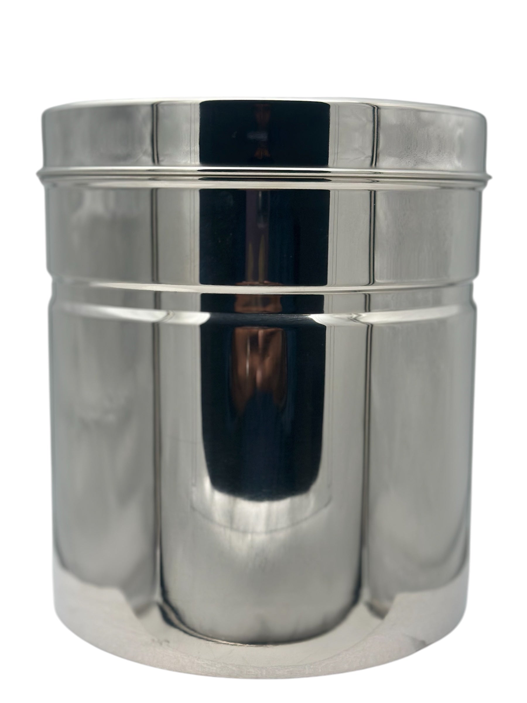 Stainless Steel GripperDabba Manual Lift Durable and Elegant Food Storage Container, Ideal for Storing Grains, Snacks, Perfect for Daily Use, Easy to Clean.