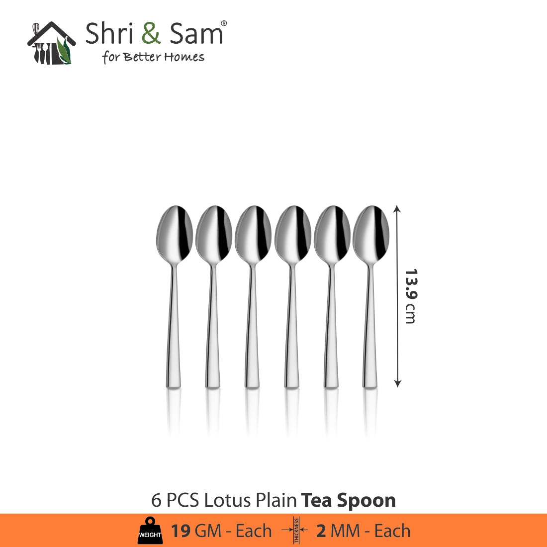 Stainless Steel Cutlery Lotus Plain