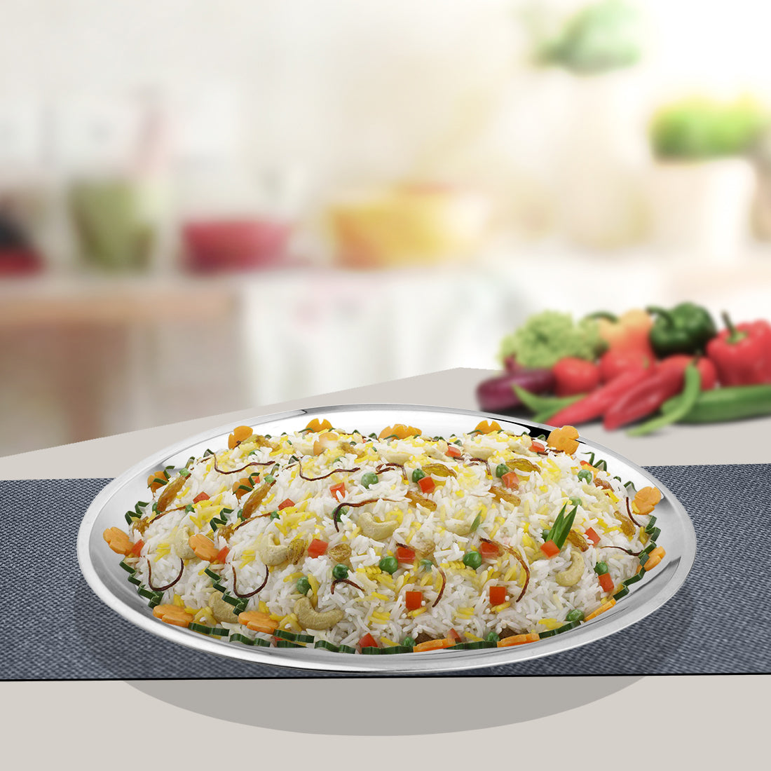 Stainless Steel Rice Tray Majestic stainless-steel-rice-tray-majestic