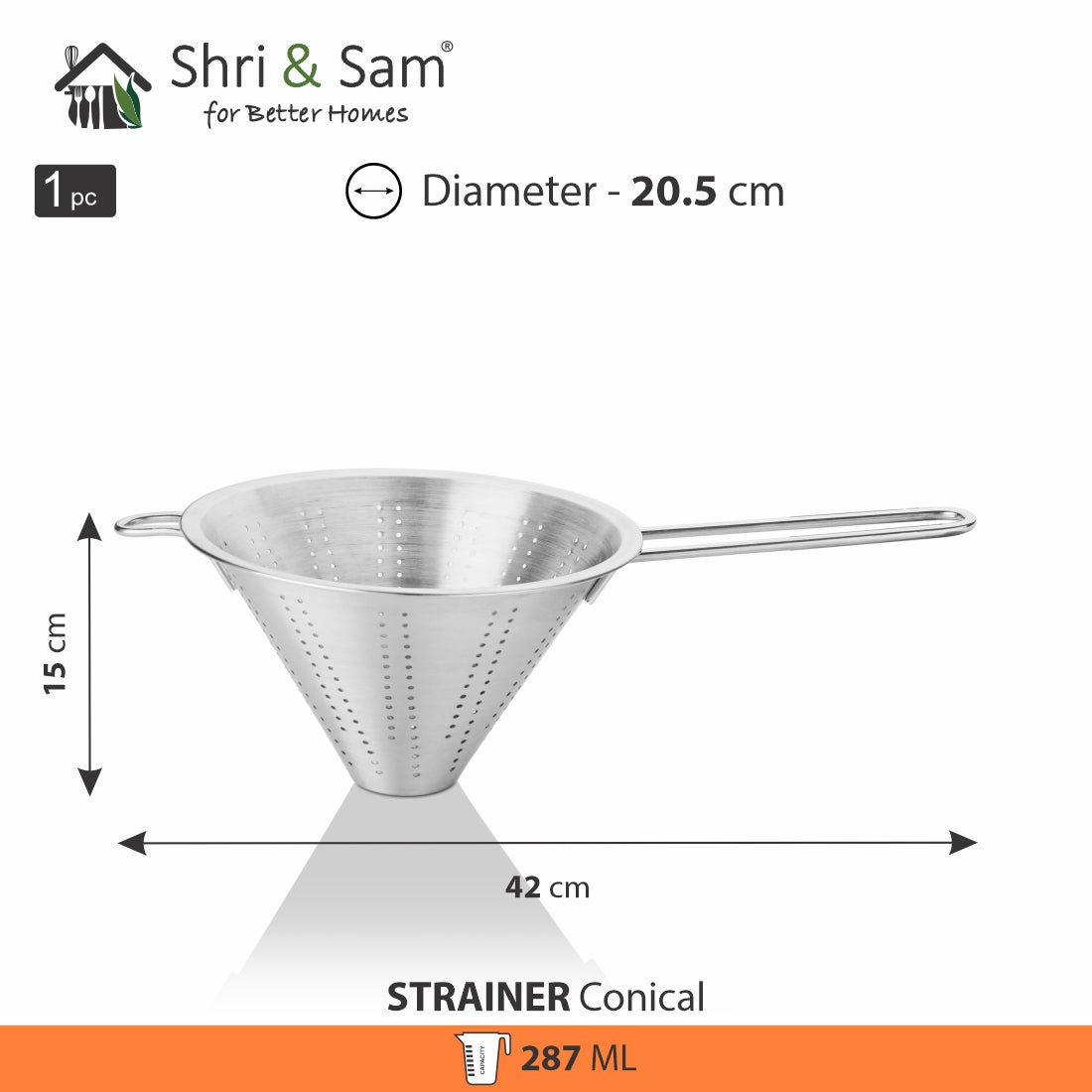 Stainless Steel Conical Strainer