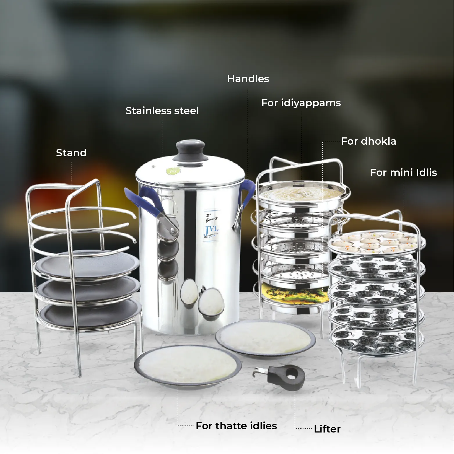 SS Multi purpose Thatte Idly Maker/idly maker /mini idly