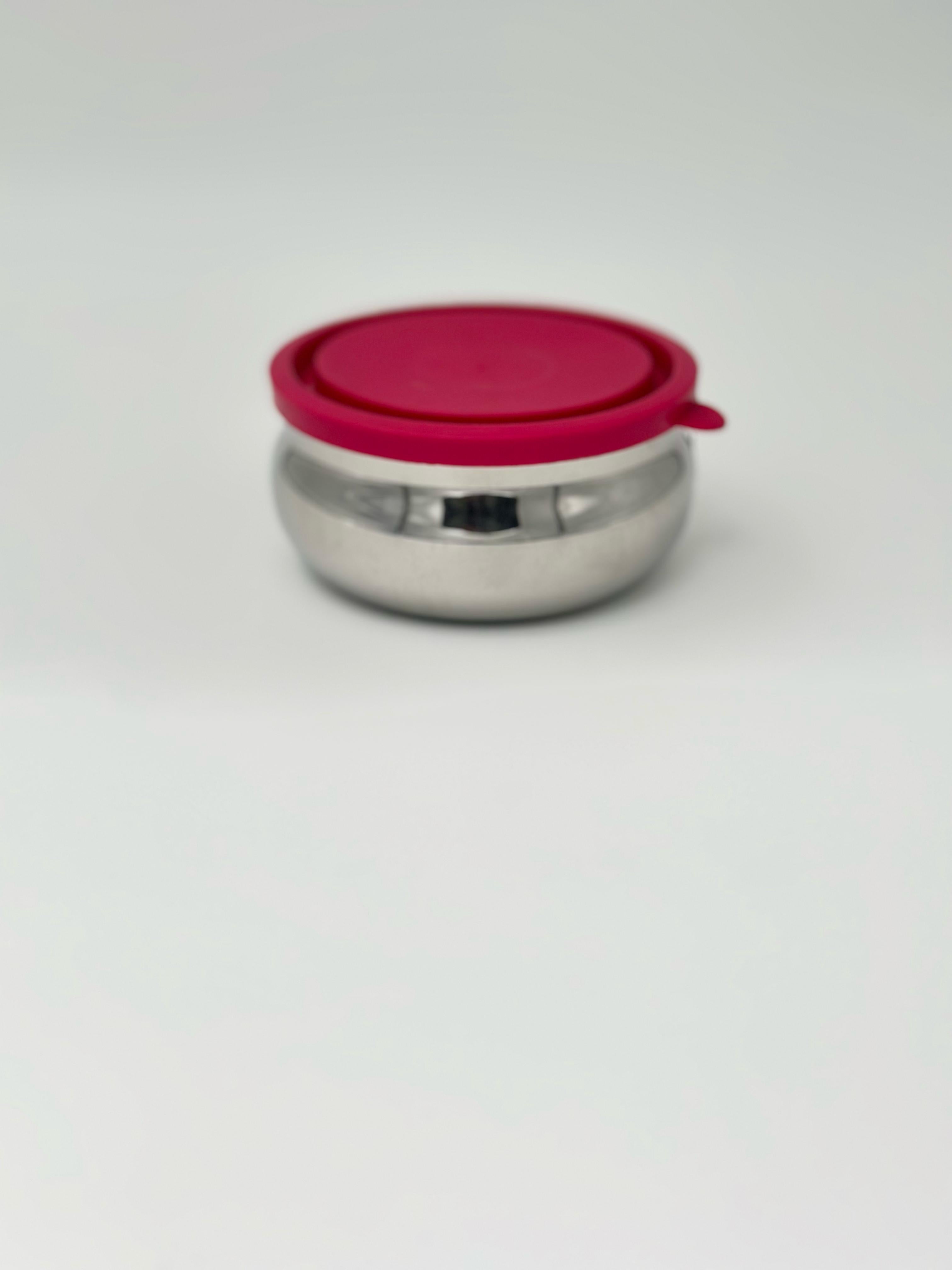 LIME Lotus Buldging Stainless Steel Airtight Leak Proof Lunch Box for Office Use, School, Picnic