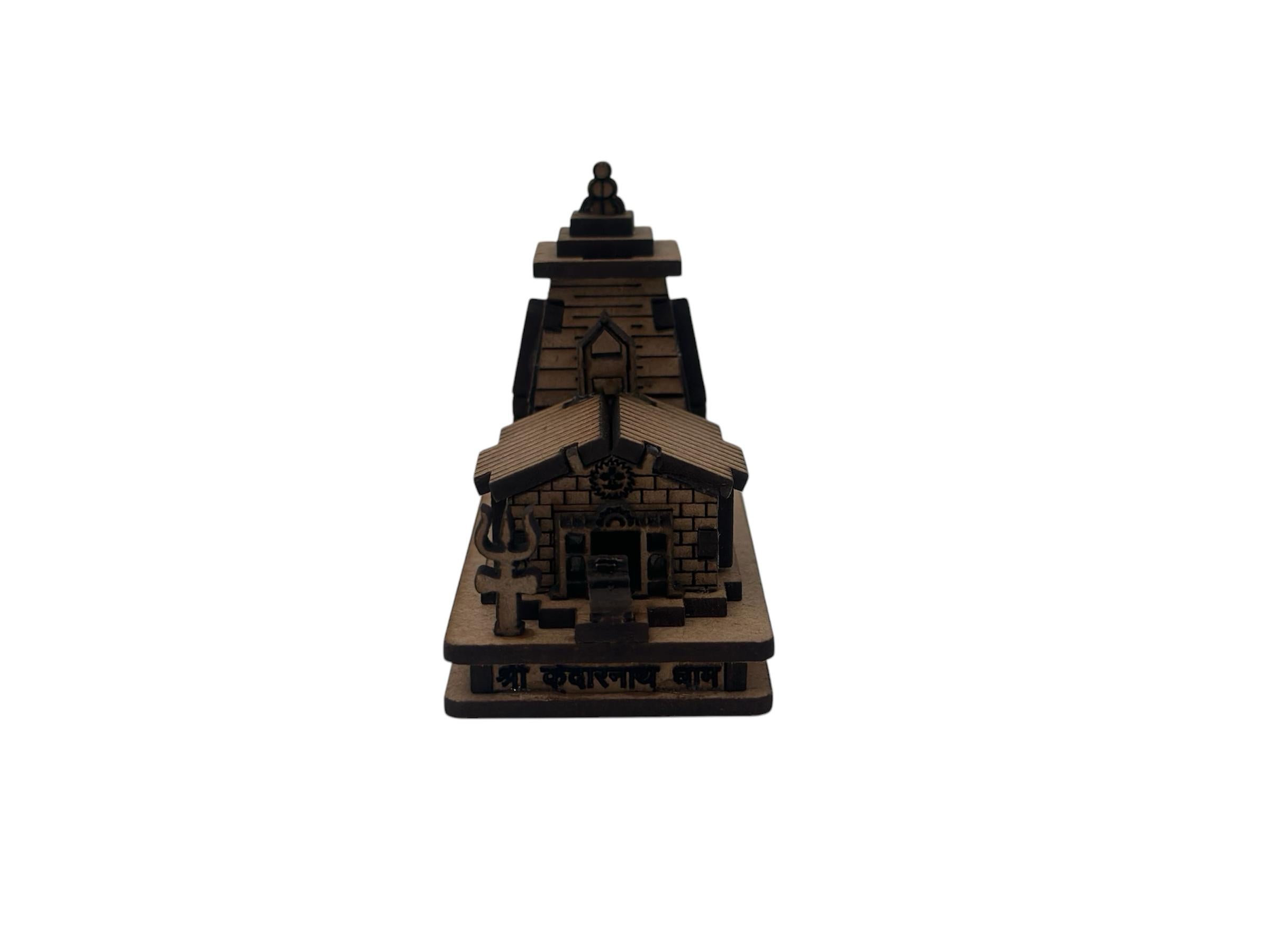 Lime Wood Shree Kedarnath with Nandi Bull Temple 3D Model || Kedarnath Temple 3D Structure || Shree Kedarnath Mandir
