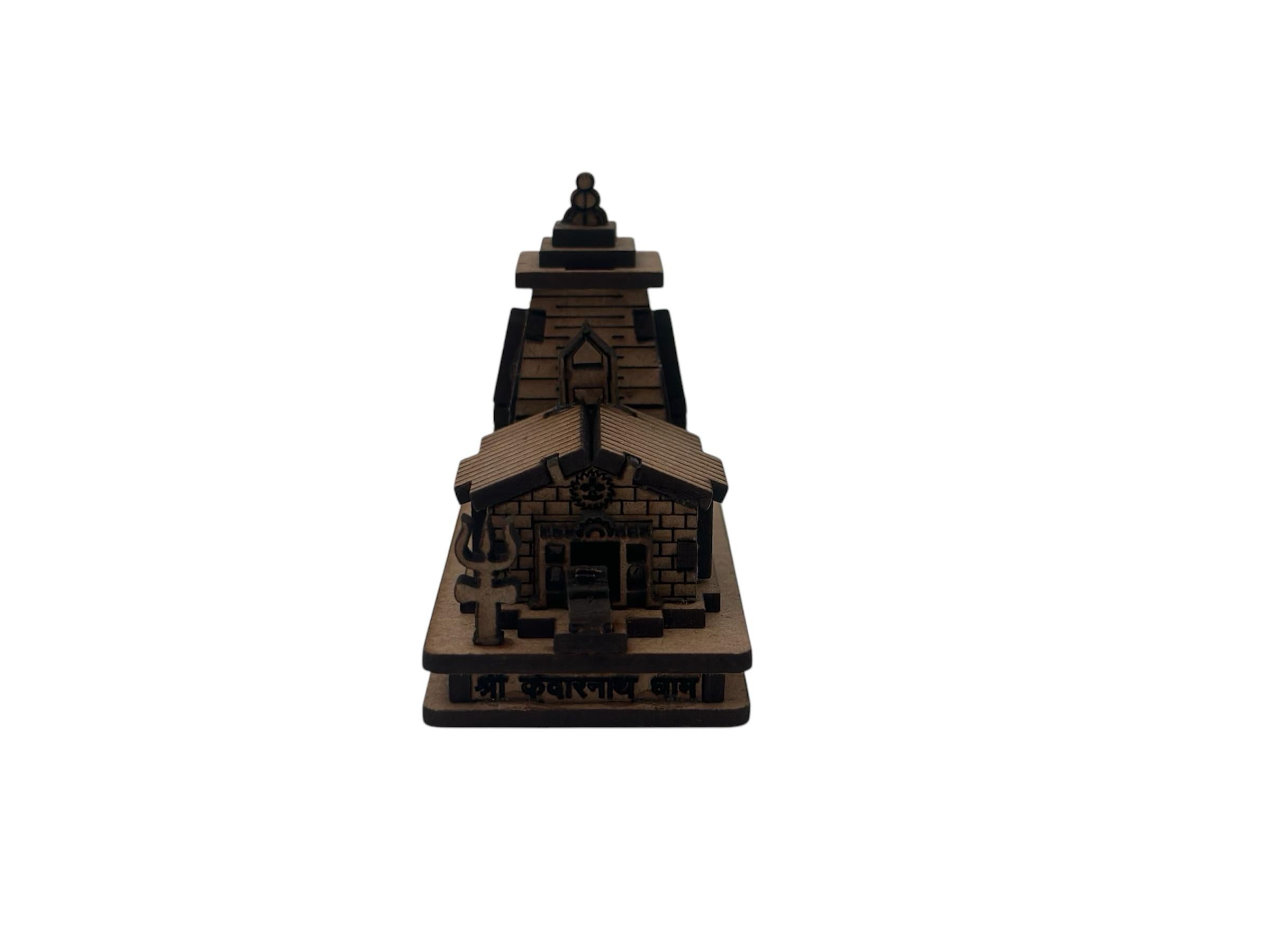 Lime Wood Shree Kedarnath with Nandi Bull Temple 3D Model || Kedarnath Temple 3D Structure || Shree Kedarnath Mandir