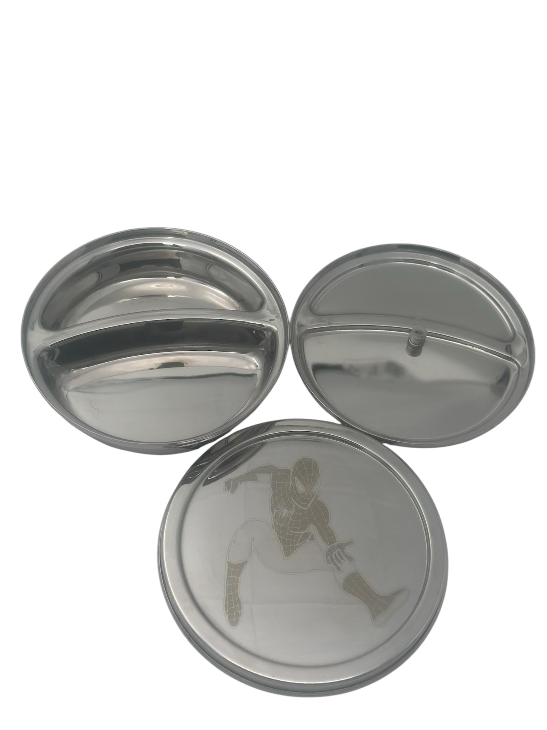 LIME Bento 2 Compartment Stainless Steel Lunch Box