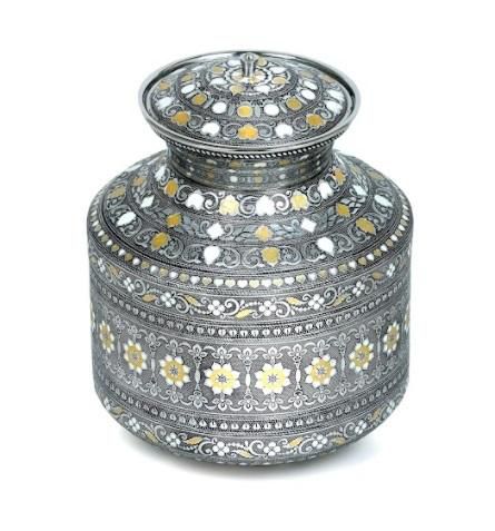 Stainless Steel Minakari Water Pot -5 liters