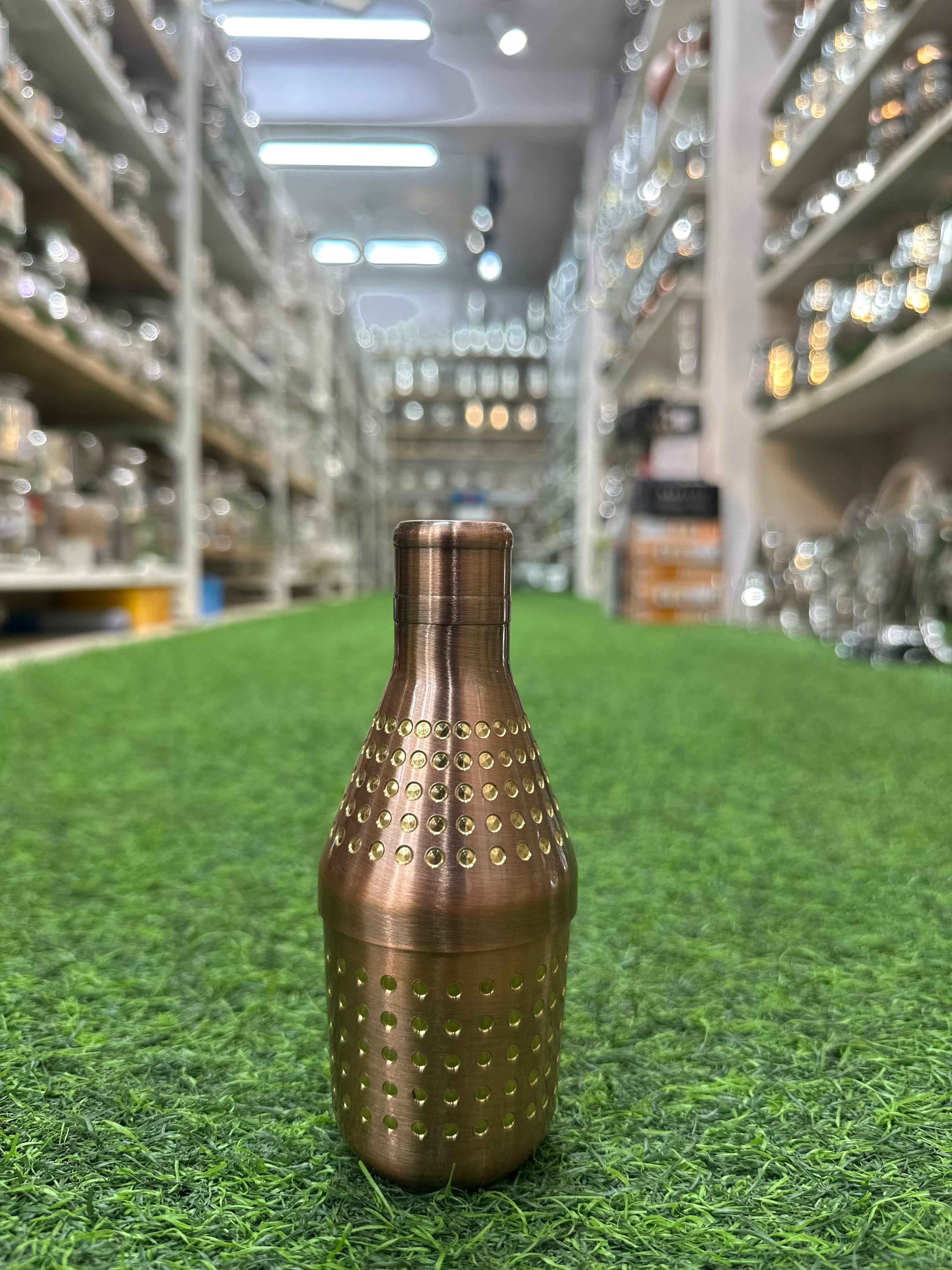 LIME Brass Dry Fruit -Mukhavas Bottle / 250 ml Antique Bottle/Decorative Bottle