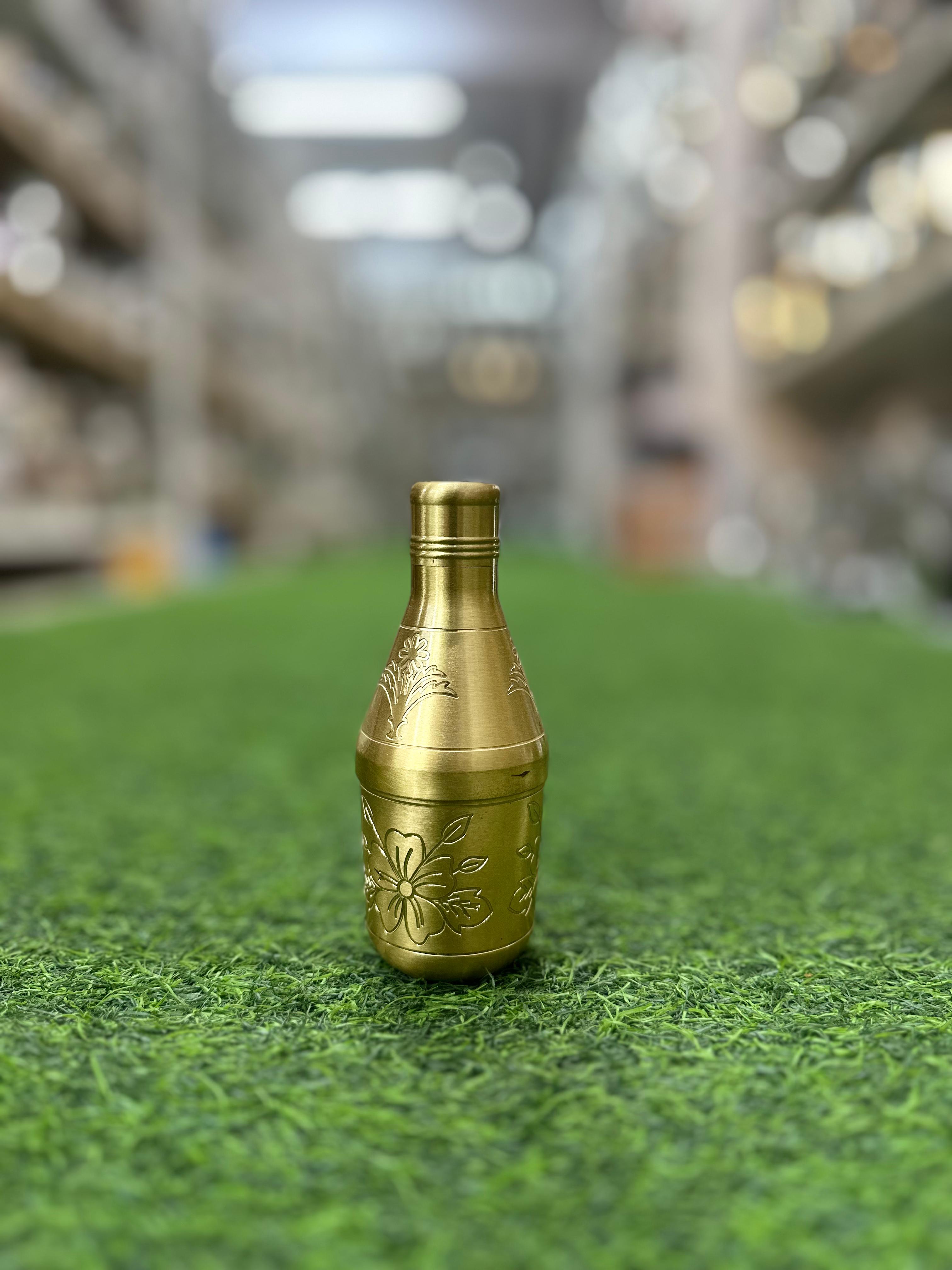 LIME Brass Dry Fruit -Mukhavas Bottle / 250 ml Antique Bottle/Decorative Bottle