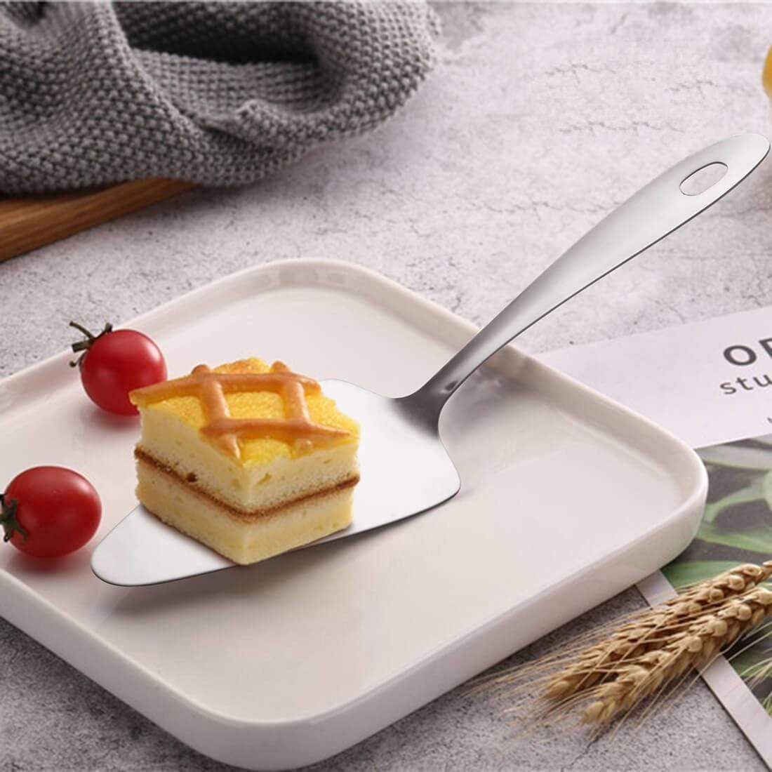 JAGDAMBA CUTLERY LIMITED Daily Needs 2 PCS Cake Server - Pearl