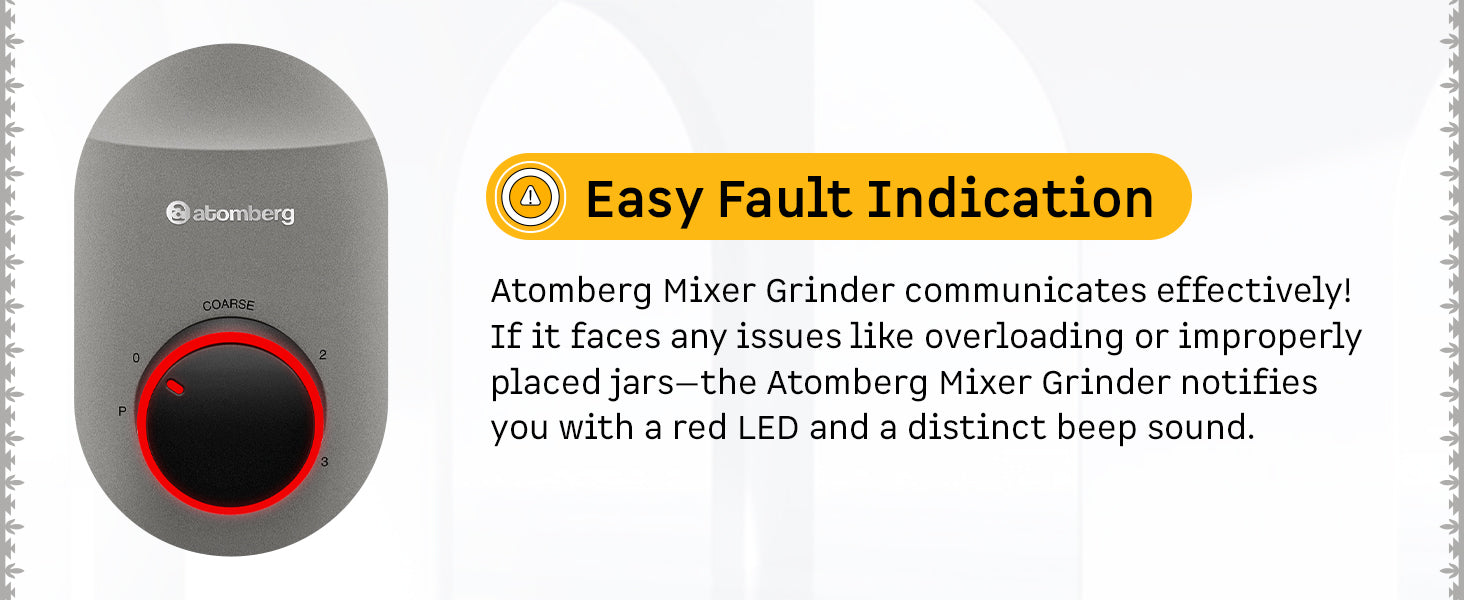Atomberg Tavi Mixer Grinder | 𝟏𝟏𝟎𝐕 𝐎𝐧𝐥𝐲 𝐟𝐨𝐫 𝐔𝐒 &amp; 𝐂𝐚𝐧𝐚𝐝𝐚 | Unique Coarse Mode for Silbatta-Like Texture Intelligent 600W Motor | 4 Jars Including Chopper Jar | Matte Black/Sand Grey