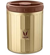 VAYA PRESERVE Thermal Insulated Lunch Box for Kids, Office Women, 440 ml Stainless Steel Tiffin Box, Meal Container, Meal Jar, Suitable for One Pot Meal, Graphite/gold /purple