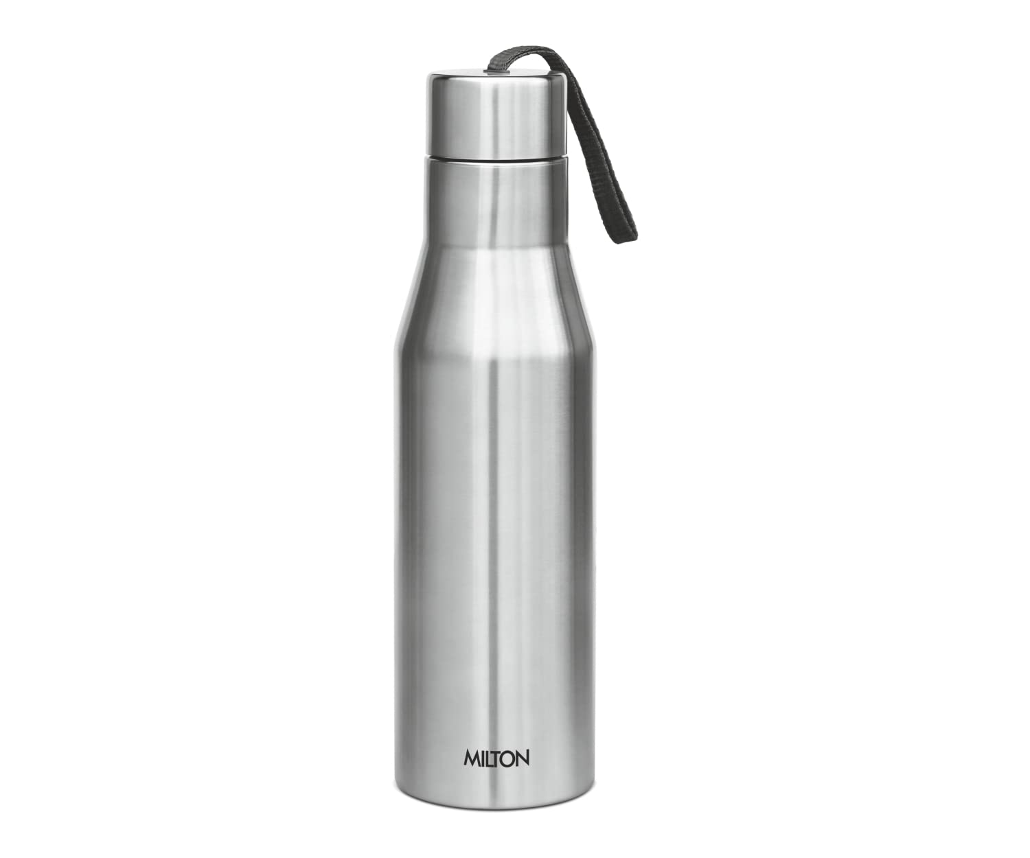 MILTON Super 1000 Stainless Steel Water Bottle, 1000 ml Water Bottles, Single Walled, Leak-Proof, Rust-Free Steel Bottle, Easy Grip, Easy to Carry, Travel Bottle,