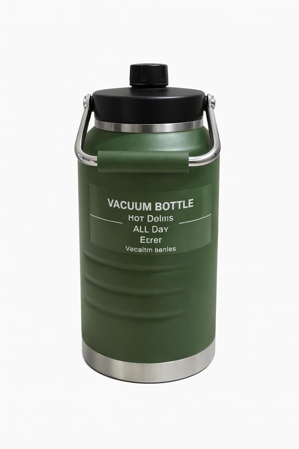 Vacuum Bottle Large Insulated Water Hot/cold&nbsp; Drink All Day, 2 Litre (Green/orange /navy blue )