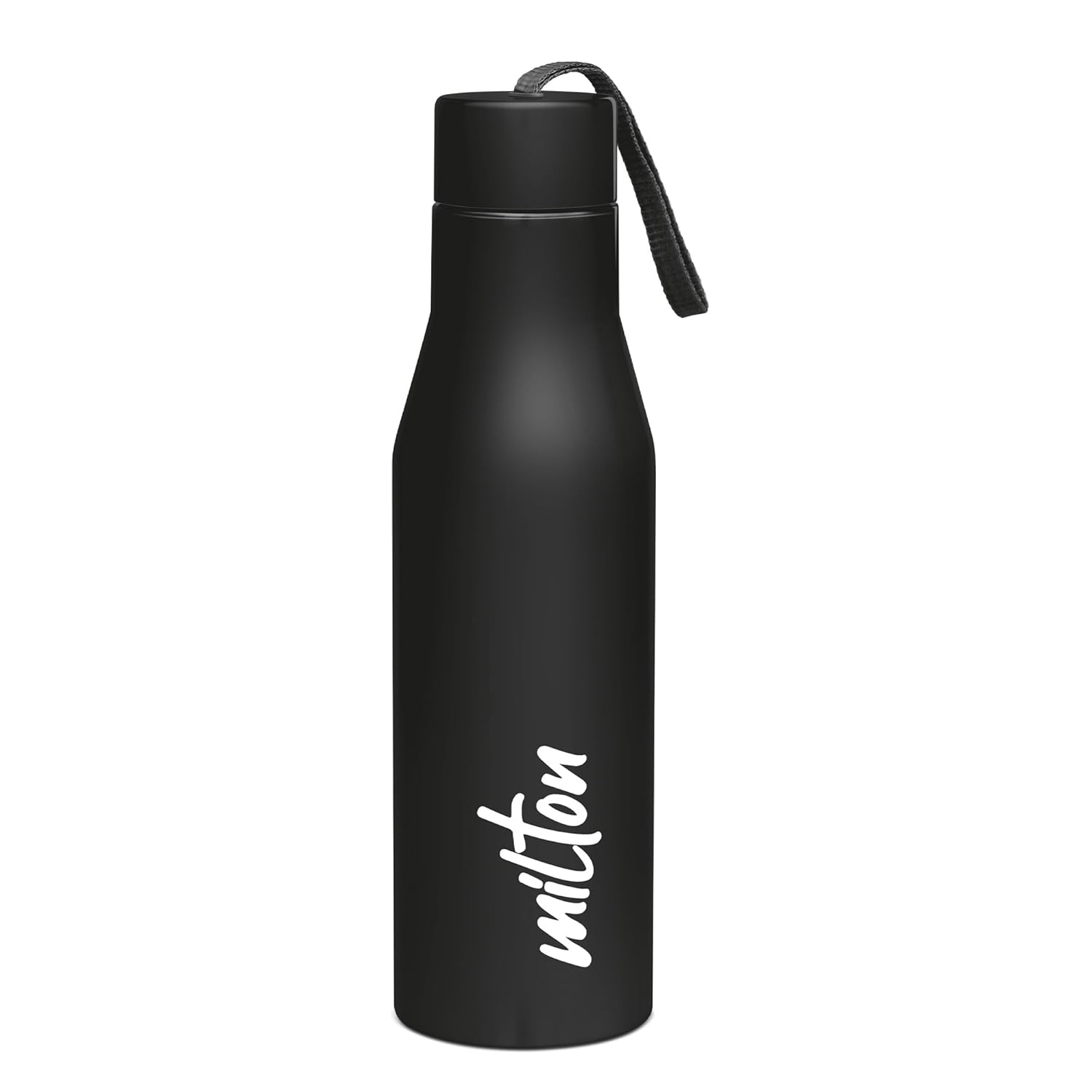 MILTON Super 1000 Stainless Steel Water Bottle, 1000 ml Water Bottles, Single Walled, Leak-Proof, Rust-Free Steel Bottle, Easy Grip, Easy to Carry, Travel Bottle,