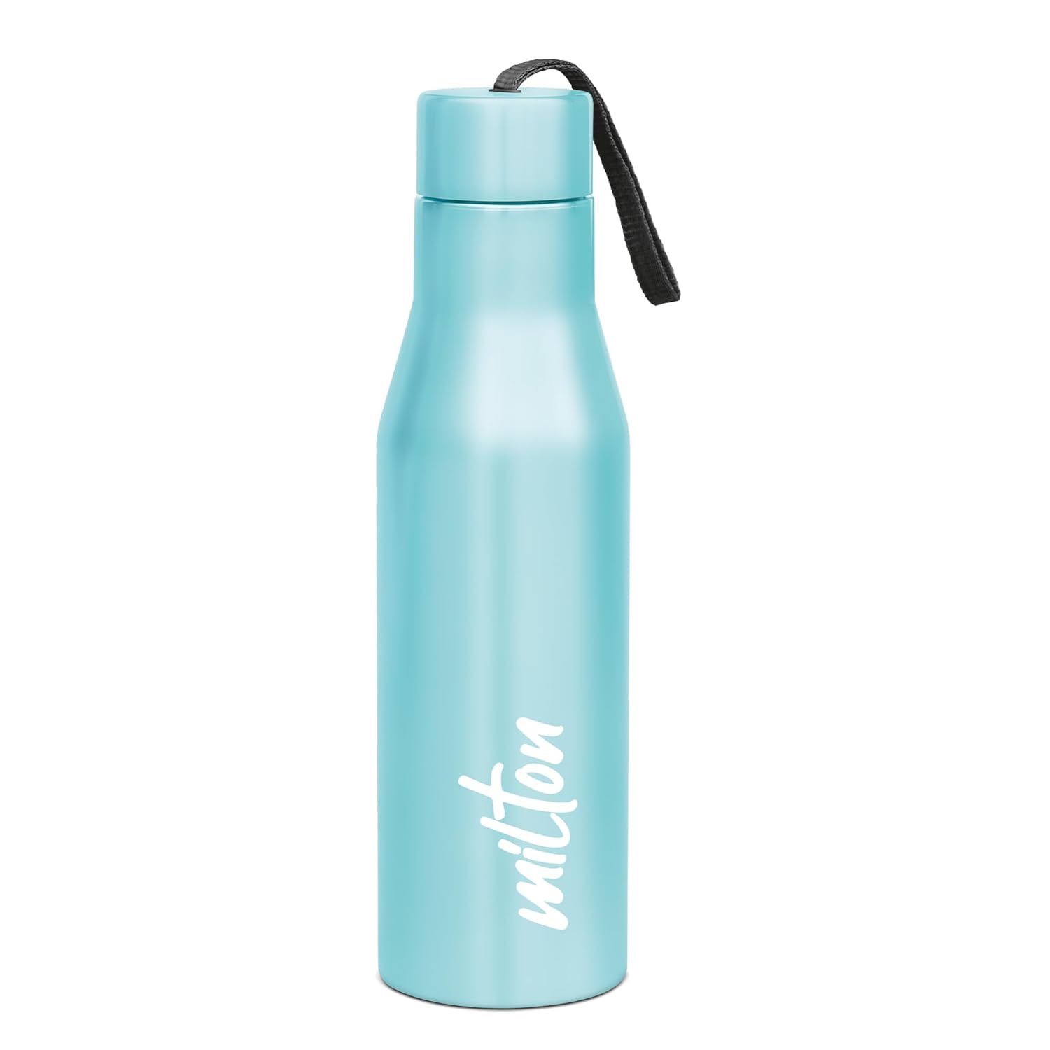 MILTON Super 1000 Stainless Steel Water Bottle, 1000 ml Water Bottles, Single Walled, Leak-Proof, Rust-Free Steel Bottle, Easy Grip, Easy to Carry, Travel Bottle,