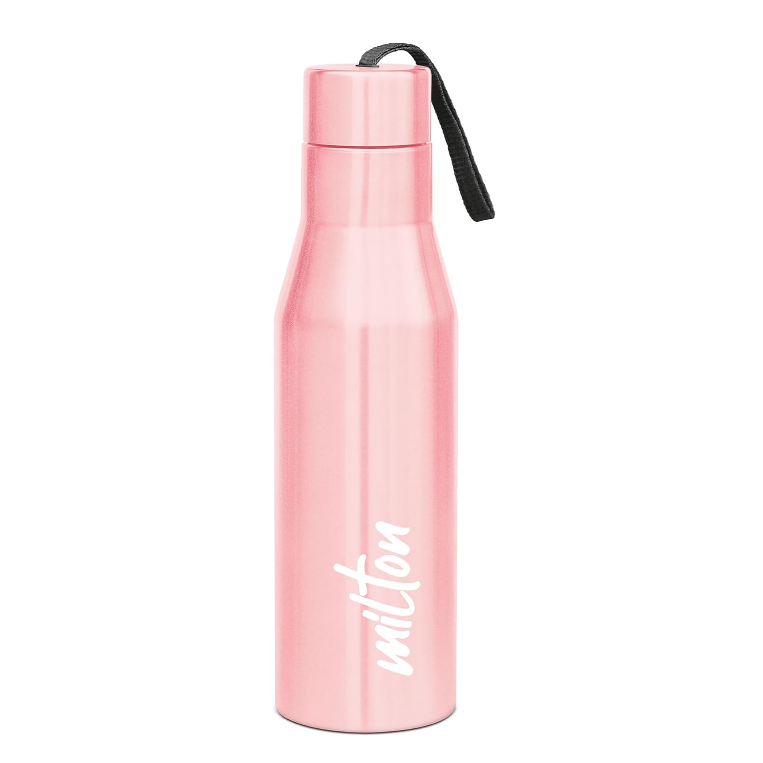 MILTON Super 1000 Stainless Steel Water Bottle, 1000 ml Water Bottles, Single Walled, Leak-Proof, Rust-Free Steel Bottle, Easy Grip, Easy to Carry, Travel Bottle,