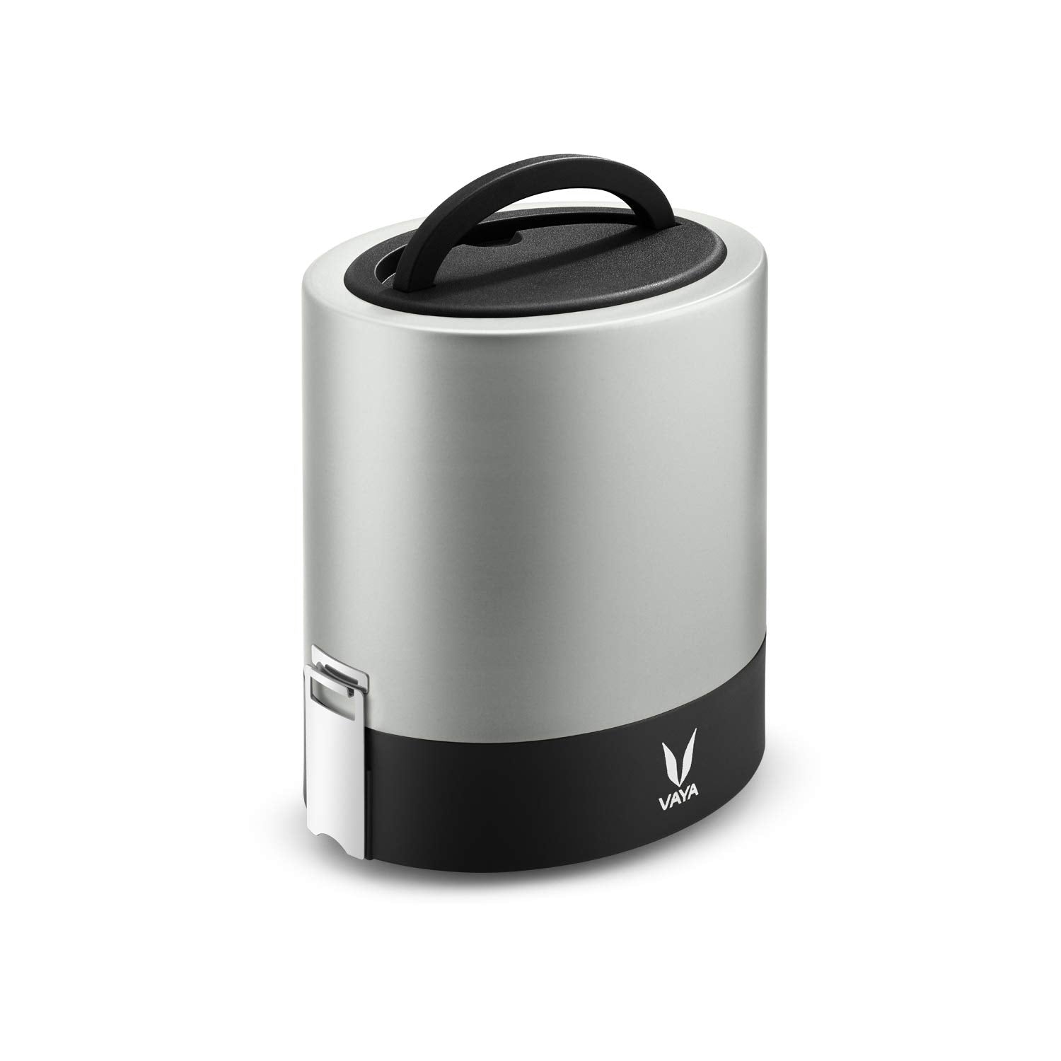 VAYA TYFFYN Stainless Steel Lunch Box Without Bagmat, Thermal Insulated Tiffin Box for School & Office Use, 1000 ml, 3 Containers