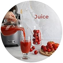 Kuvings EVO810 Black Professional Cold Press Whole Slow Juicer, World's Only Juicer with Patented Rubber & Silicon-Free Technology, 240W Strong Motor, 12 Years Warranty
