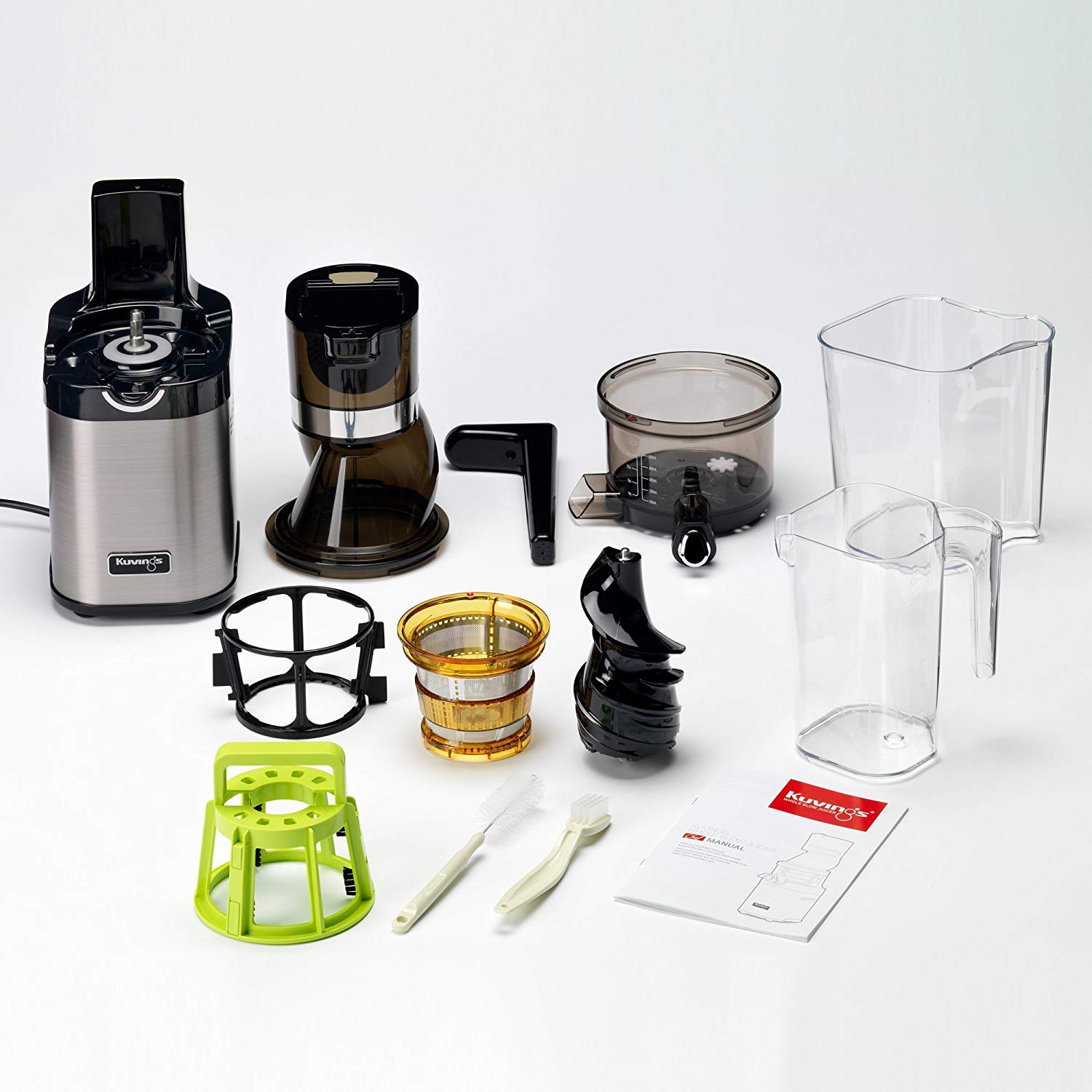 Kuvings CS600 Commercial Cold Press Whole Slow Juicer Chef, All-in-1 Fruit & Vegetable Juicer, World's Only Juicer with Patented Rubber & Silicon-Free Technology, Service Across India, 240W (KCS6000)