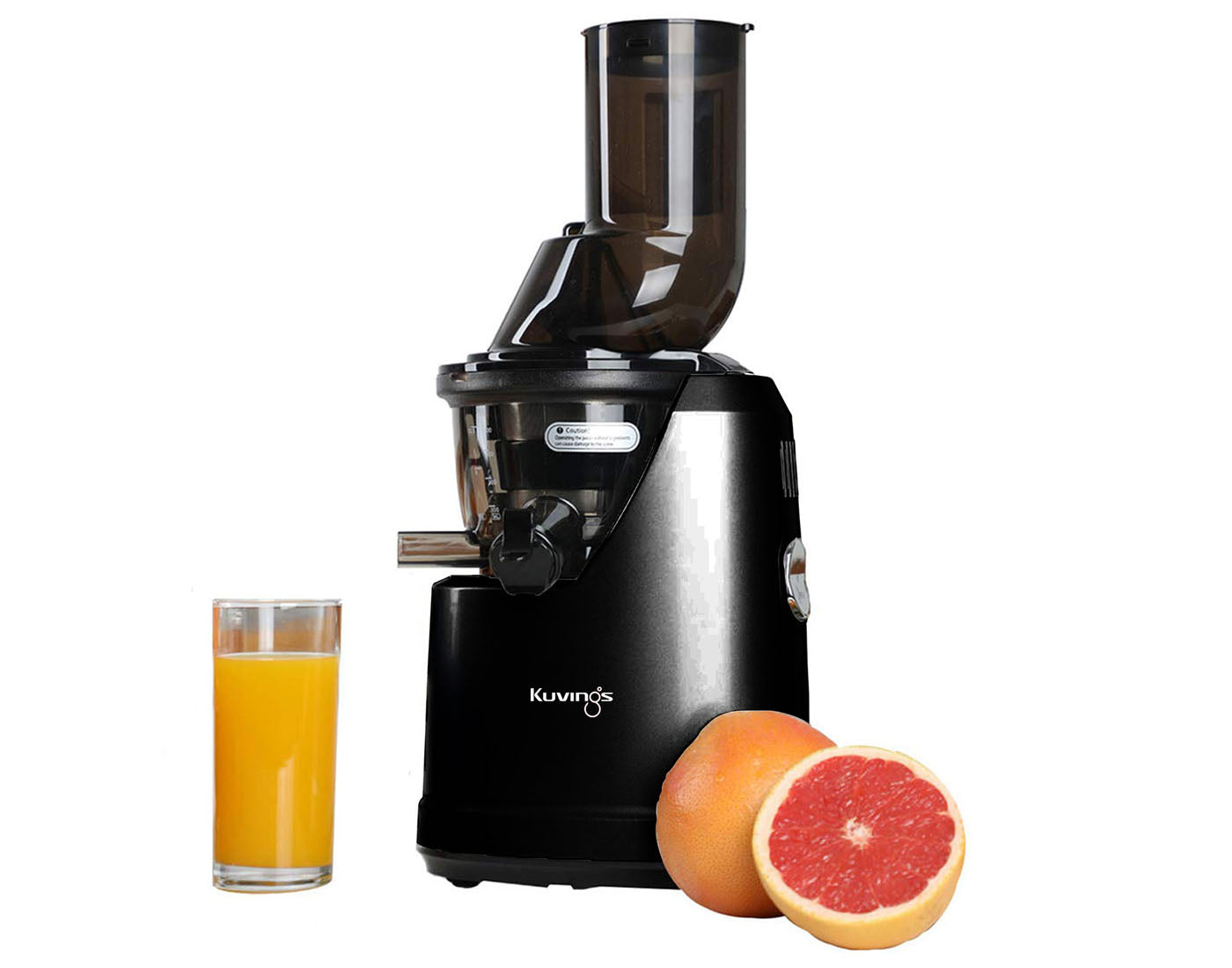 Kuvings B1700 (with strainer)(Dark Silver/ )Cold Press Juicer for Home with Attachments, All-in-1 Juicer for Fruits, Vegetables &amp; Nut Milk, Smoothie &amp; Sorbet, Patented JMCS Technology 10% More Juice, 12 Yrs Warranty