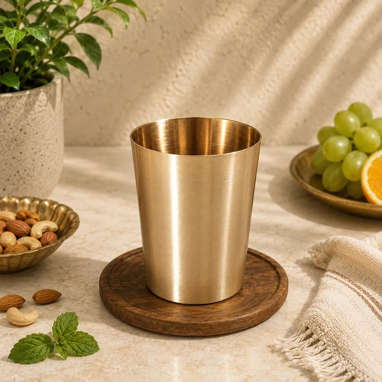 Lime (kansa)Bronze Glass - Pipe | 250ml
