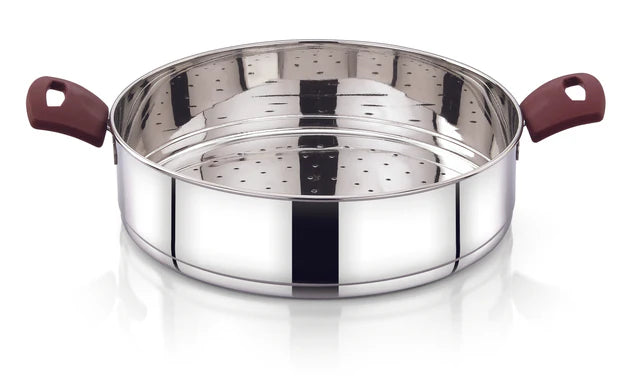 Stainless Steel All In One Multi Cooker/16 Idly maker/Rice strainer/Pasta maker/steamer