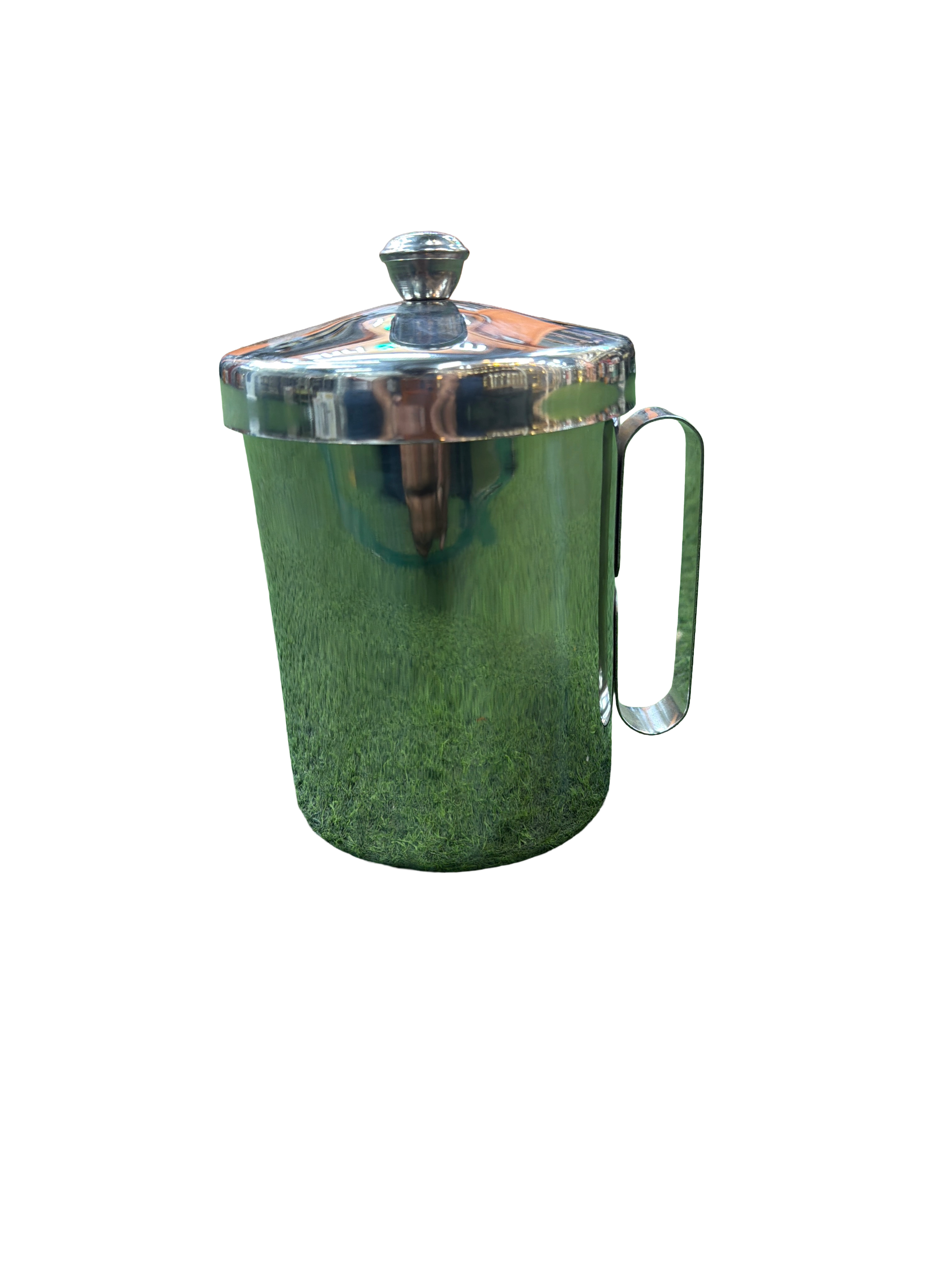 Lime Stainless Steel Oil and Juice Soup Strainer with Pot - 1000 ML /1200 ML- Kitchen Cooking Tool