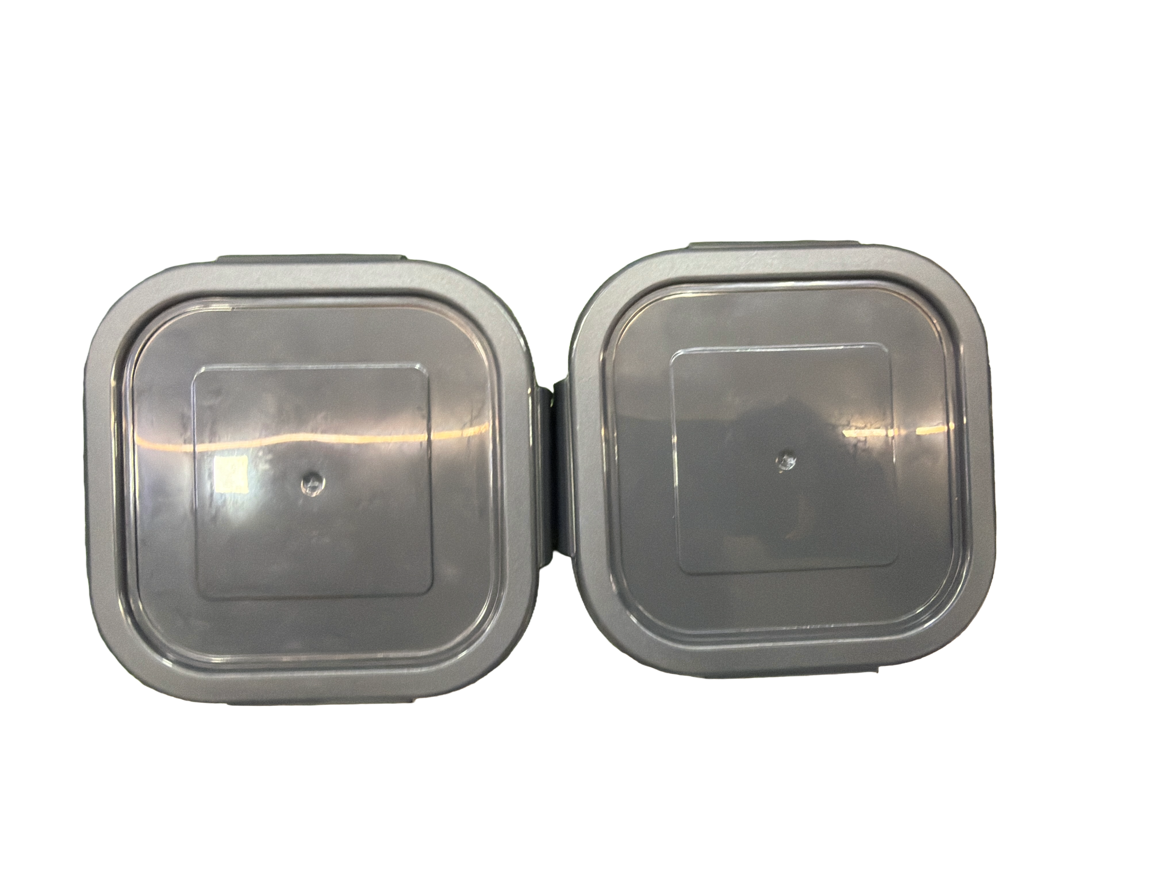 uninox square bite Stainless Steel Lunch Box with 2 Leak-Proof Containers, 1 Plastic Fabric Carry Bag | Office, School &amp; Travel Tiffin | BPA-Free &amp; Durable | Multipurpose