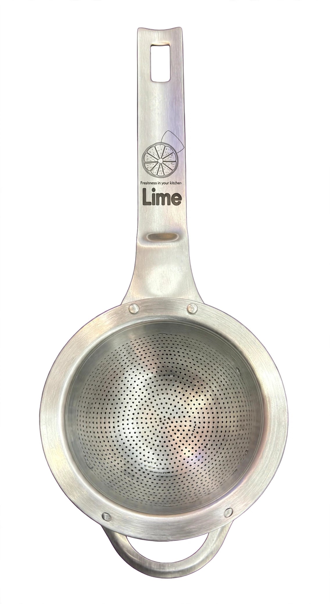 LIME Multi-Use Stainless Steel Perforated Strainer (3 Sizes)
