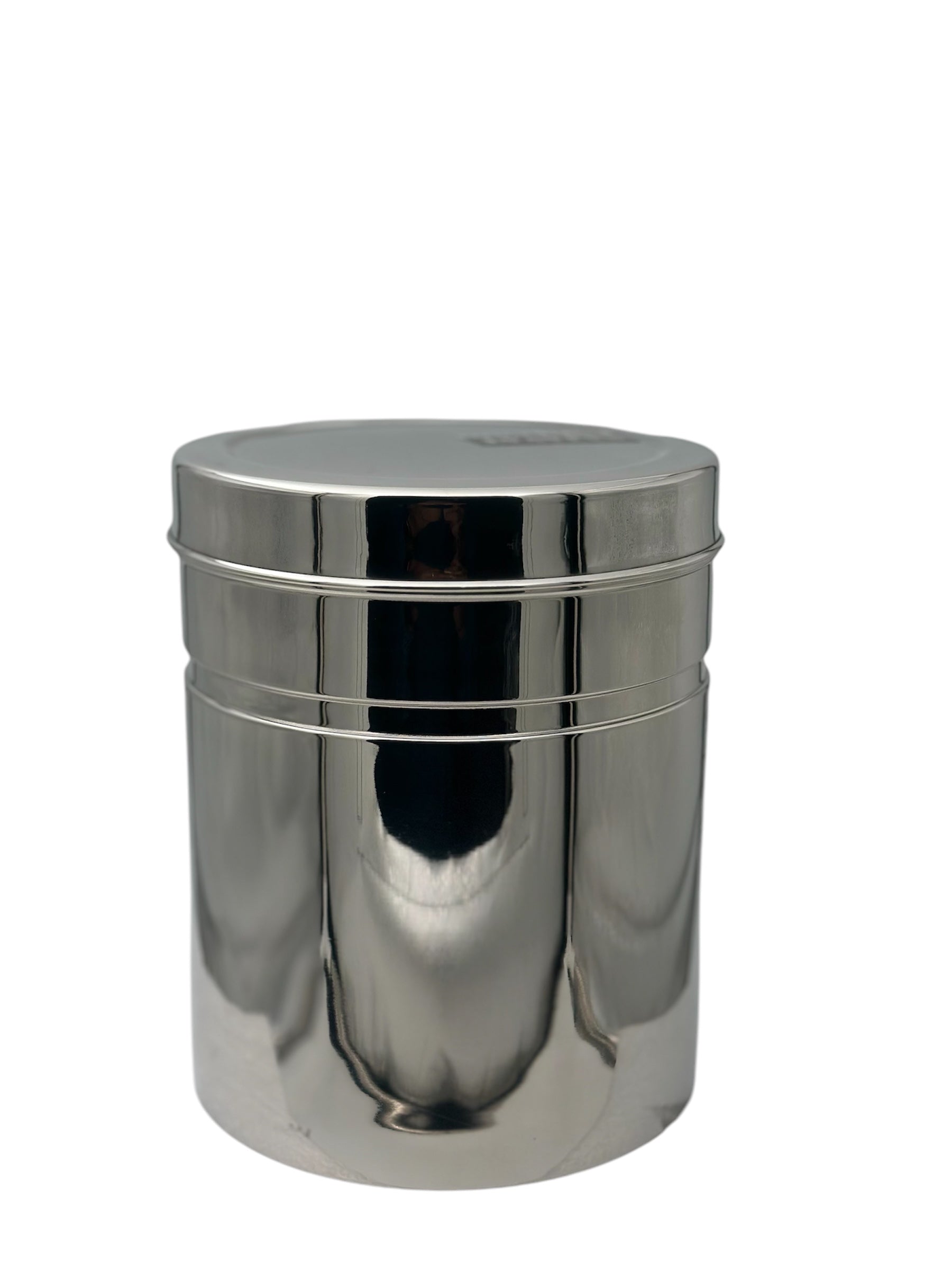 Stainless Steel GripperDabba Manual Lift Durable and Elegant Food Storage Container, Ideal for Storing Grains, Snacks, Perfect for Daily Use, Easy to Clean.