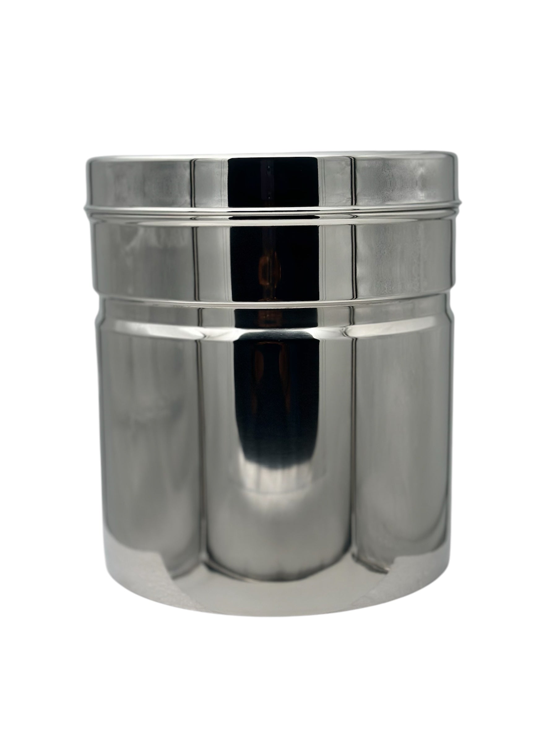 Stainless Steel GripperDabba Manual Lift Durable and Elegant Food Storage Container, Ideal for Storing Grains, Snacks, Perfect for Daily Use, Easy to Clean.