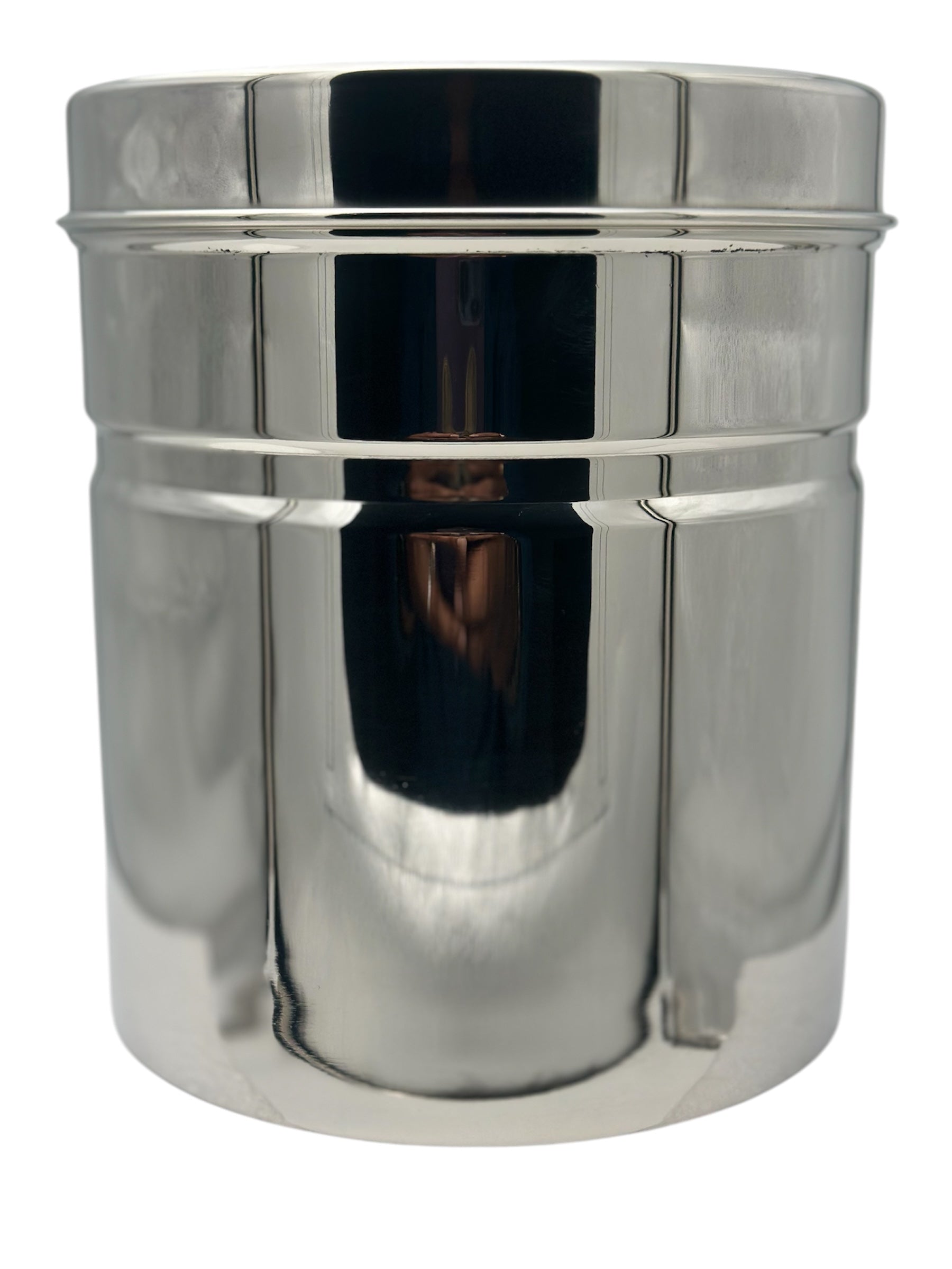 Stainless Steel GripperDabba Manual Lift Durable and Elegant Food Storage Container, Ideal for Storing Grains, Snacks, Perfect for Daily Use, Easy to Clean.