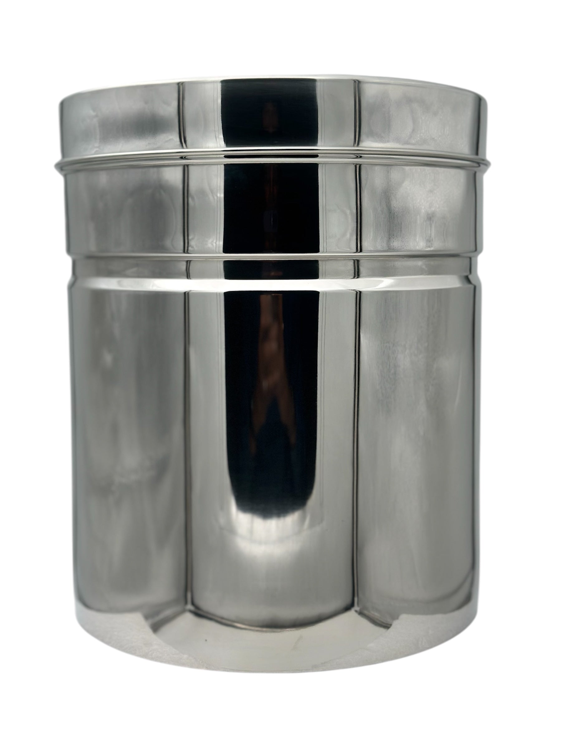 Stainless Steel GripperDabba Manual Lift Durable and Elegant Food Storage Container, Ideal for Storing Grains, Snacks, Perfect for Daily Use, Easy to Clean.