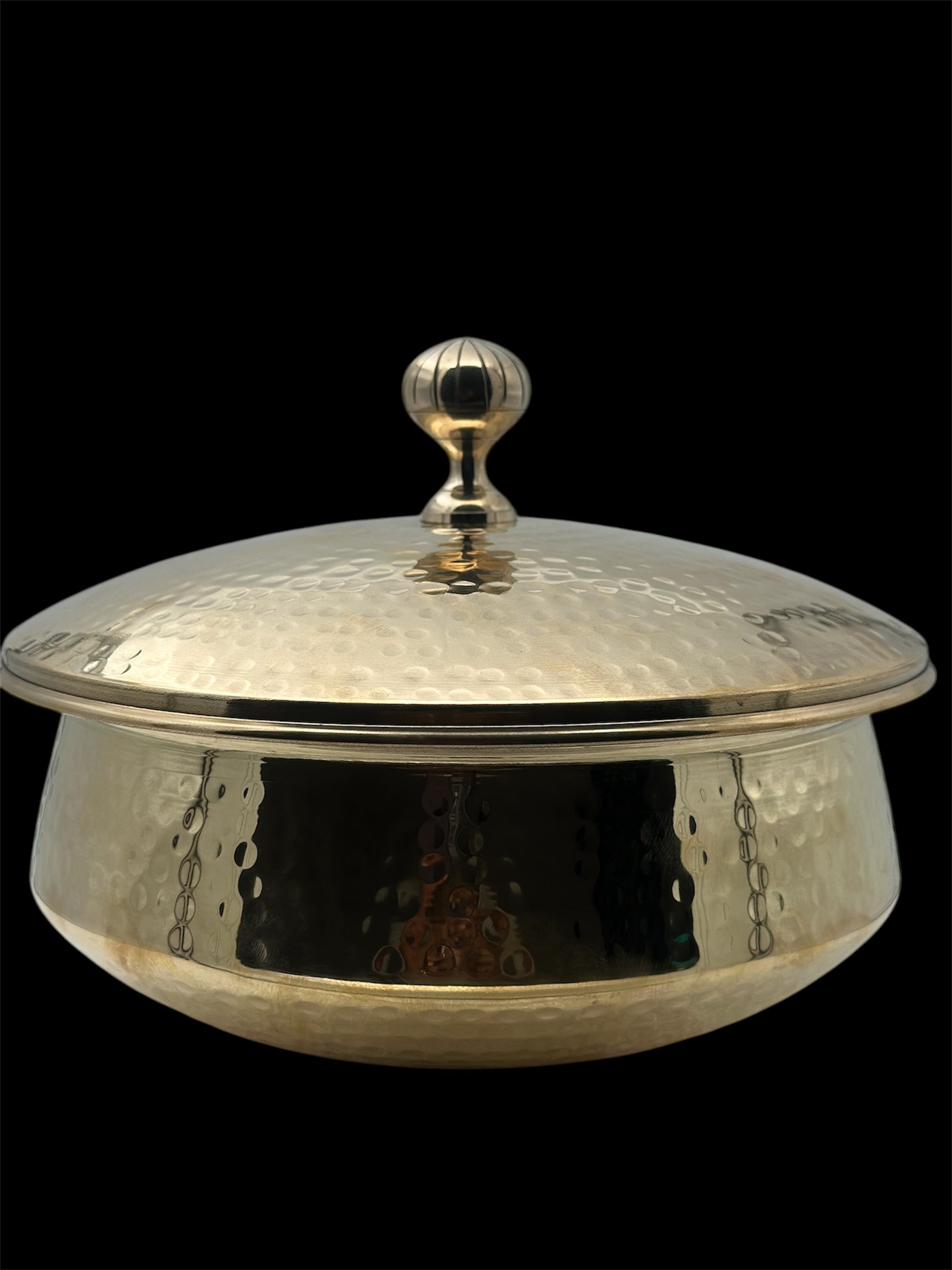 Brass Handi (Lagan) - Biryani Brass With Tin (kalai) coating With Lid cooking pot