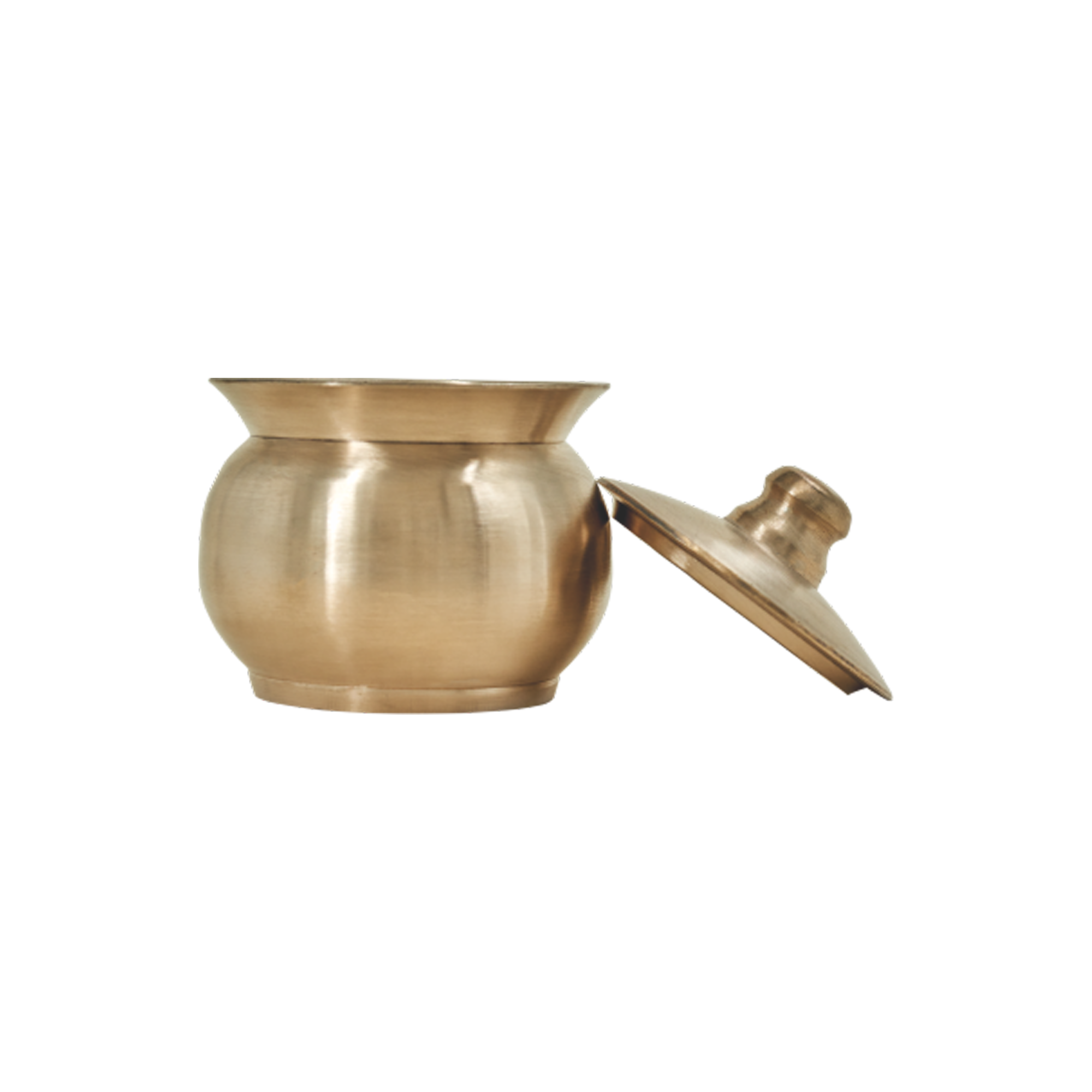LIME BRONZE(Kansa) DIVYA GHEE LOTI WITH SPOON (GLOTSPN01)