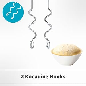 Bosch MFQ3555GB 350-Watt Hand Mixer (White)