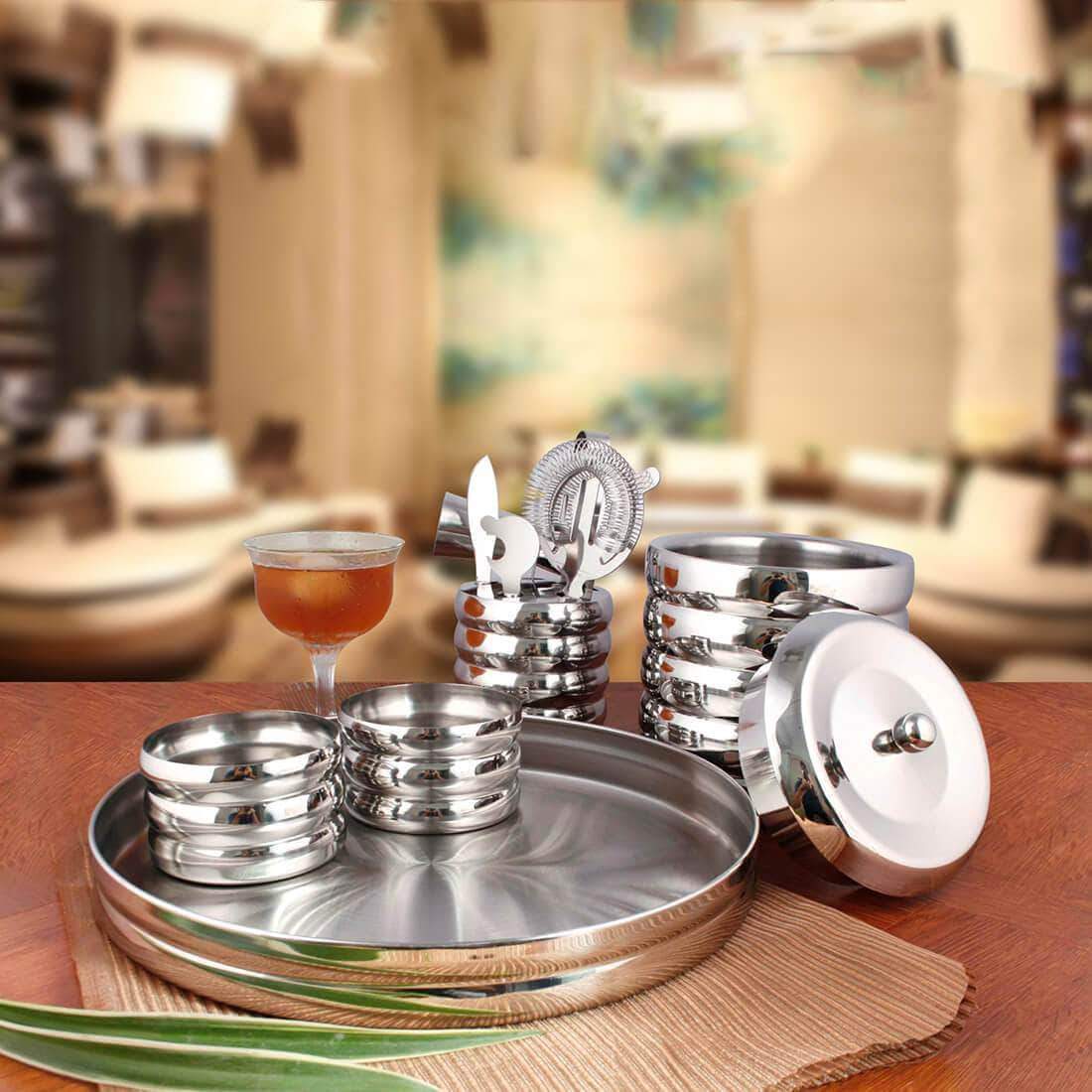 Bar Set Premium- Ribbed | Supreme Quality Barware Accessories Online